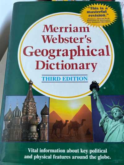 Geographical dictionary